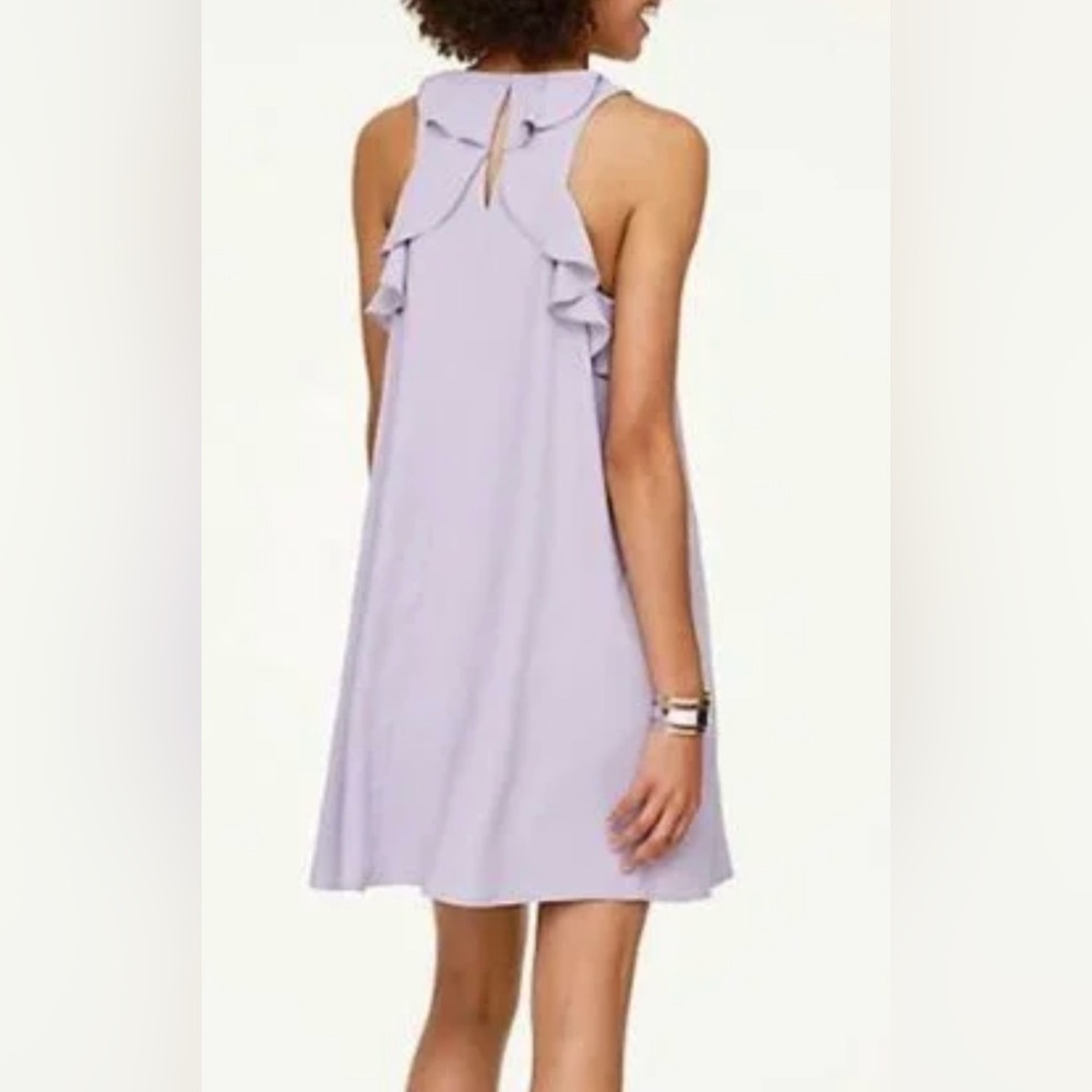 LOFT Outlet Women’s Lavender Ruffle Back Swing Dress – Size XL